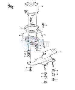 KE 125 A [KE125] (A7-A8) [KE125] drawing METER -- 80-81 A7_A8- -