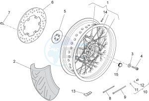 Griso S.E. 1200 8V USA-CND drawing SE Rear wheel