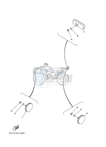 YFM350FWA YFM350DE GRIZZLY 350 4WD (1NSD 1NSE 1NSF) drawing ELECTRICAL 2