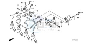 CB600FA9 France - (F / ABS CMF) drawing IGNITION COIL