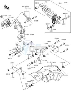 NINJA ZX-10R ZX1000SJF XX (EU ME A(FRICA) drawing Suspension/Shock Absorber