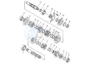 WR F 450 drawing TRANSMISSION