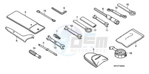 CB600FA9 France - (F / ABS CMF 25K) drawing TOOLS