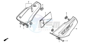 CG125 drawing SIDE COVER