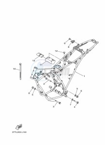 DT125 (3TTU) drawing FRAME