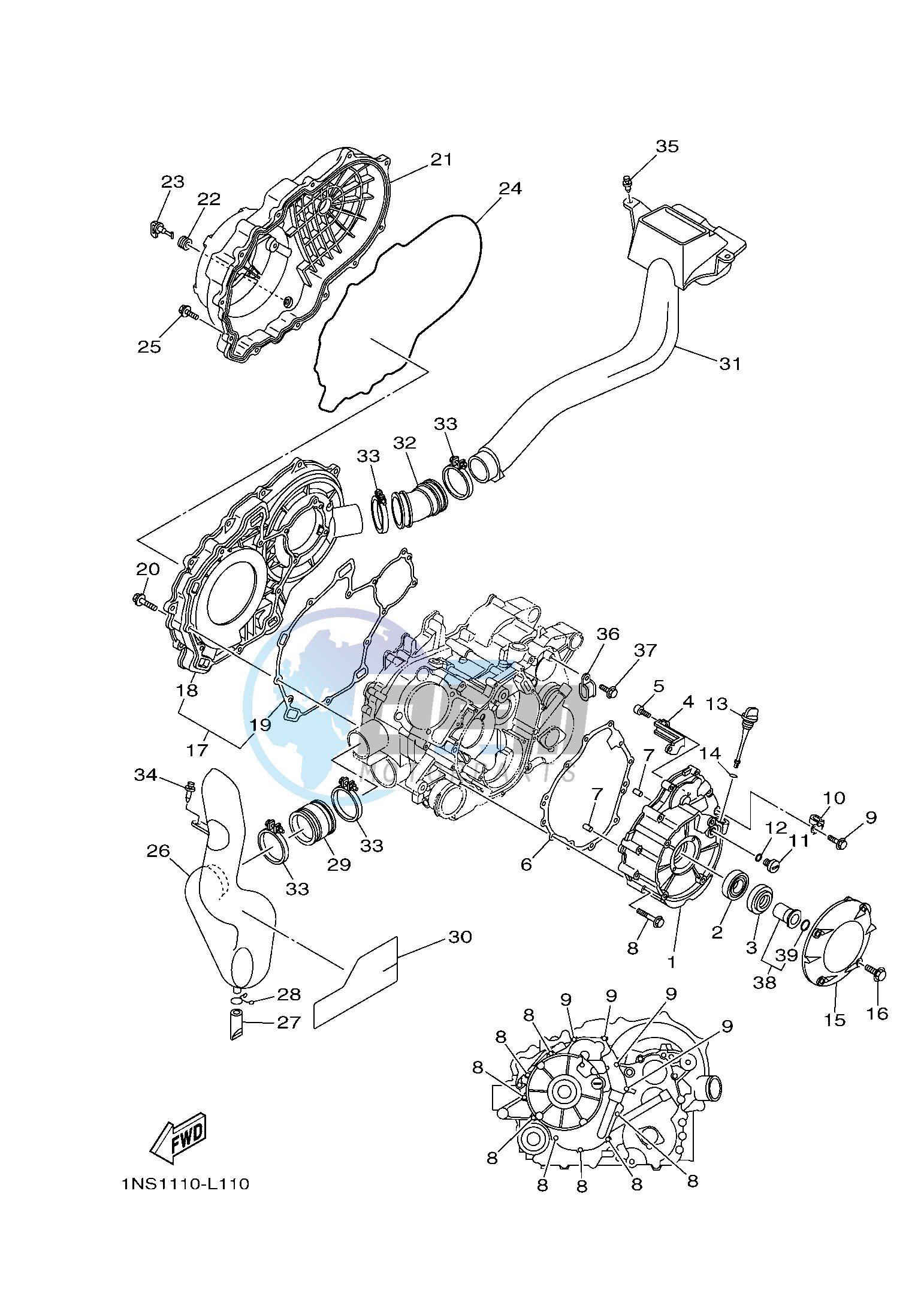 CRANKCASE COVER 1