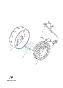 YXM700E YXM700PHF VIKING EPS HUNTER (1XPL) drawing GENERATOR