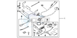 XL1000V9 Europe Direct - (ED) drawing ALARM SYS.