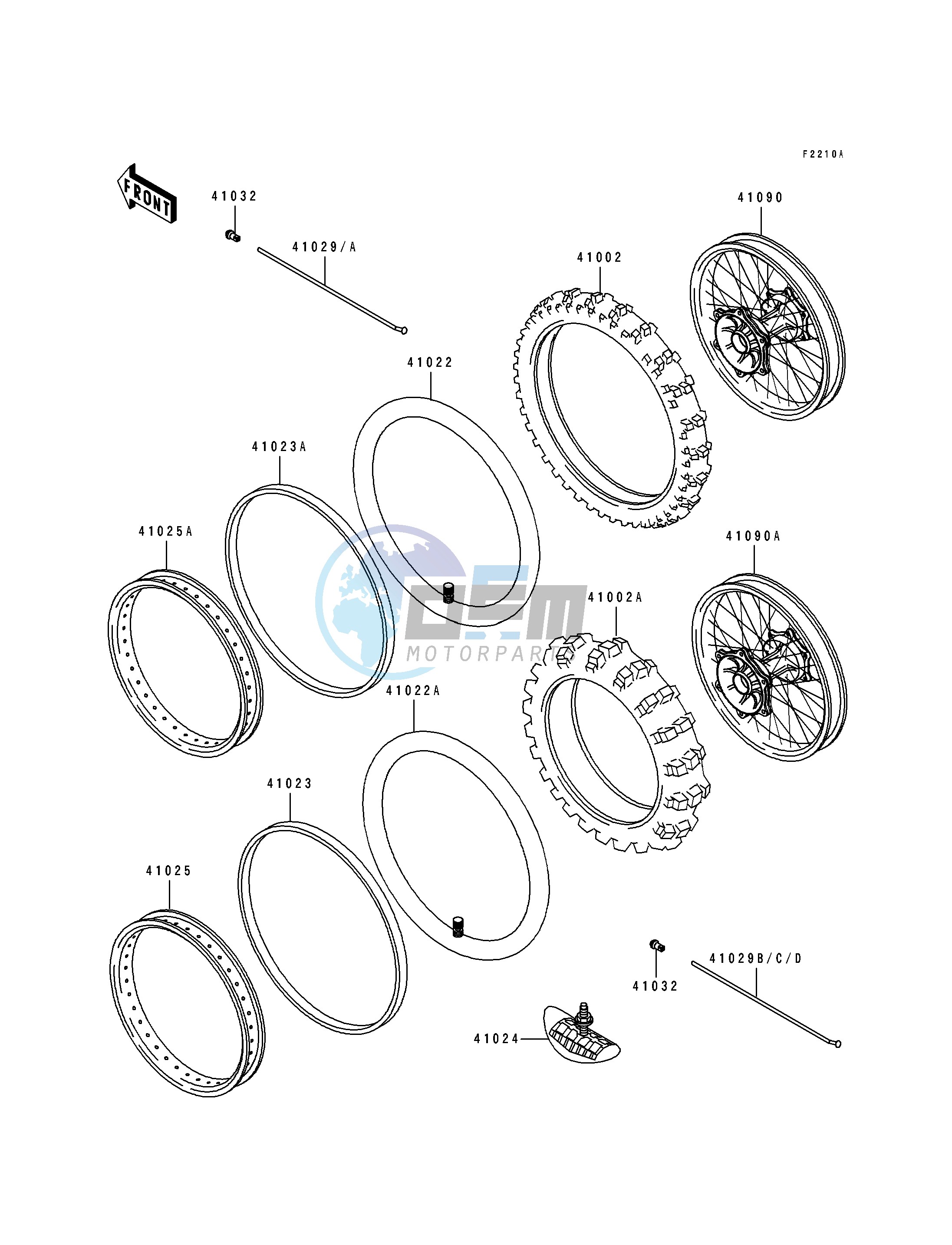 TIRE-- KX80-T1- -