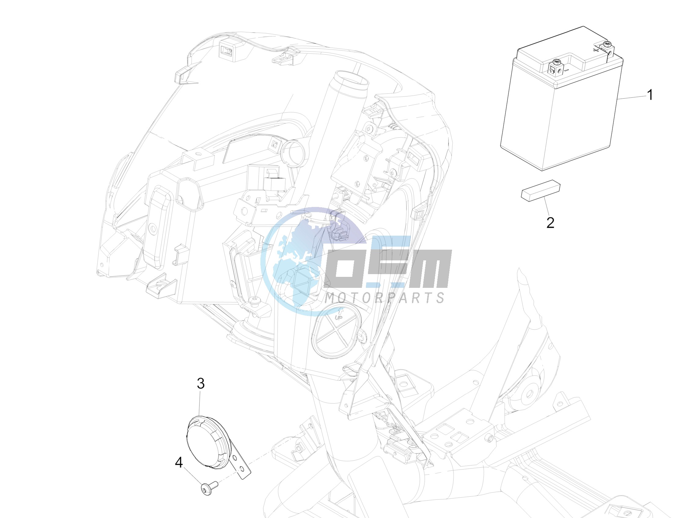 Remote control switches - Battery - Horn