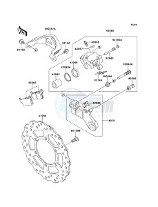 KLX250 KLX250SCF XX (EU ME A(FRICA) drawing Rear Brake