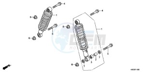 TRX500FEC drawing FRONT CUSHION