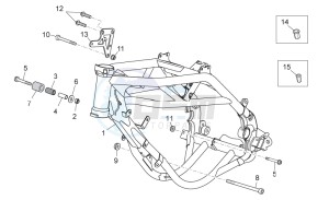 RX-SX 125 2008-2010 drawing Frame