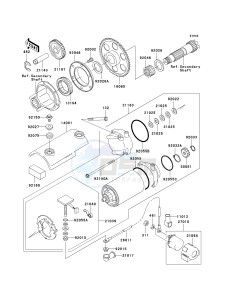 ZR 750 H [ZR-7S] (H1-H5 H5 CAN ONLY) drawing STARTER MOTOR