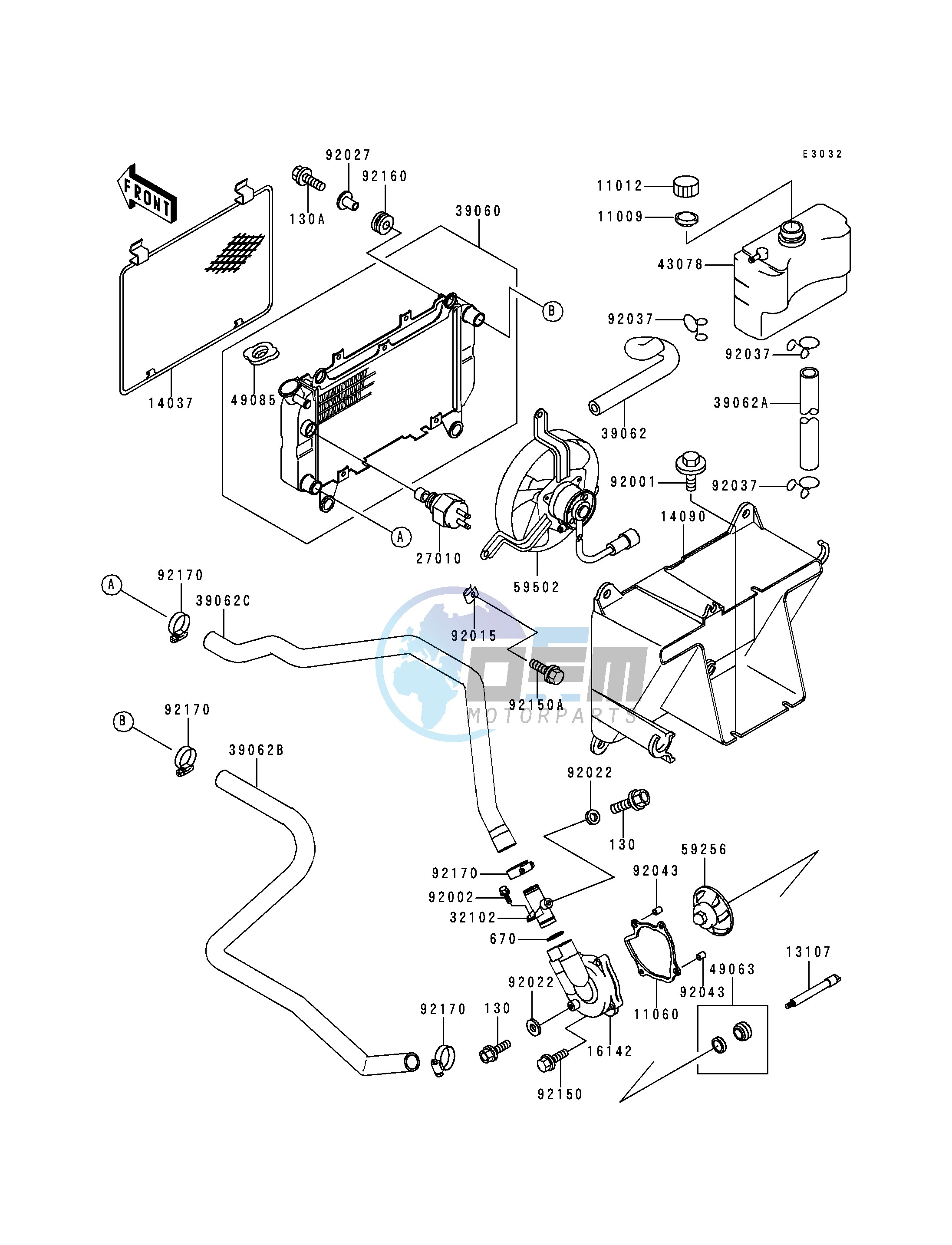 RADIATOR--  - LF400AE532917- -