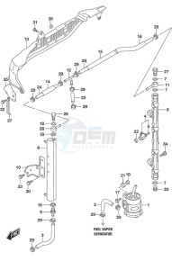 DF 150 drawing Fuel Injector