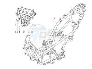 Nexus 125 e3 drawing Frame bodywork