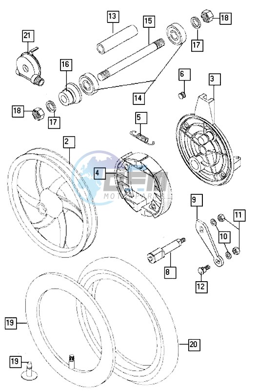 Front wheel-alu