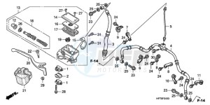 TRX420FA9 Australia - (U) drawing FR. BRAKE MASTER CYLINDER