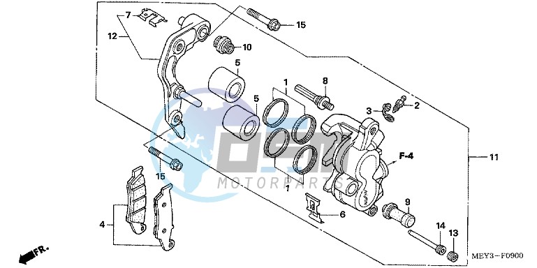 FRONT BRAKE CALIPER