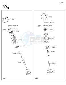 Z650 ER650HJF XX (EU ME A(FRICA) drawing Valve(s)