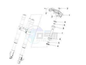 RS4 125 4T drawing Steering