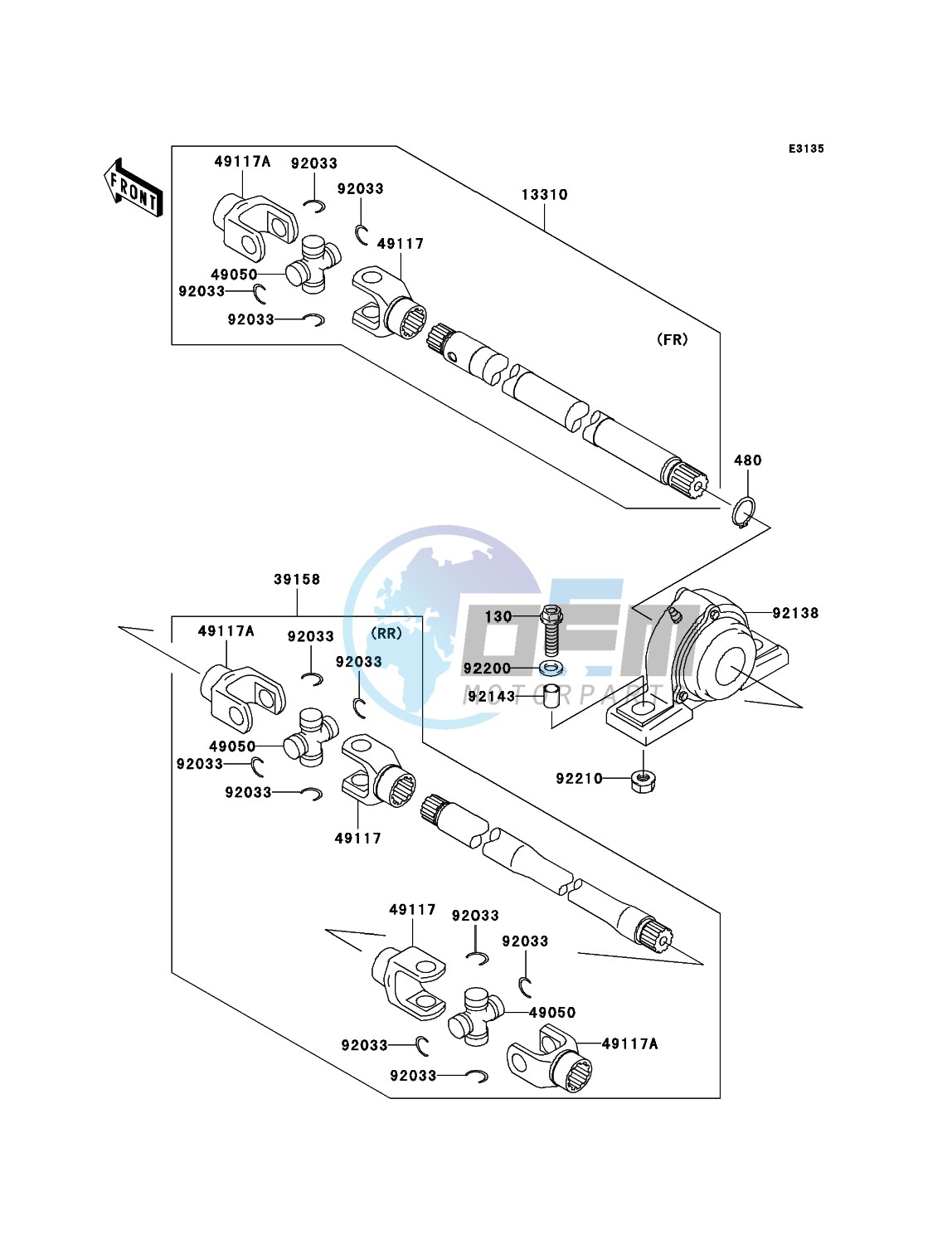 Drive Shaft-Propeller