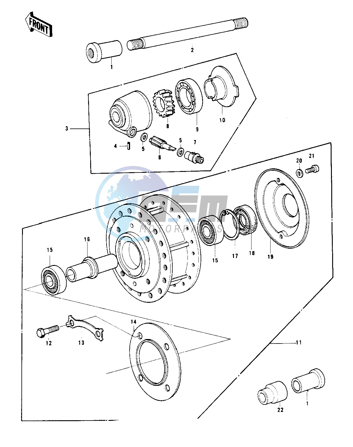 FRONT HUB