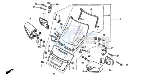 ST1100P drawing WIND SCREEN (ST1100PP)