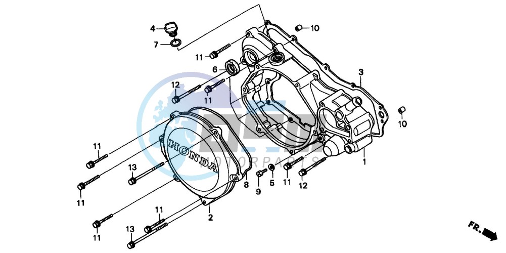 RIGHT CRANKCASE COVER