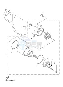 XVS950CU XVS950 ABS (1XC2) drawing STARTING MOTOR