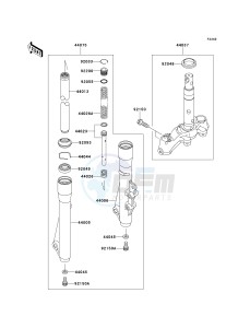 AN 112 D (D6F-D7F) D6F drawing FRONT FORK