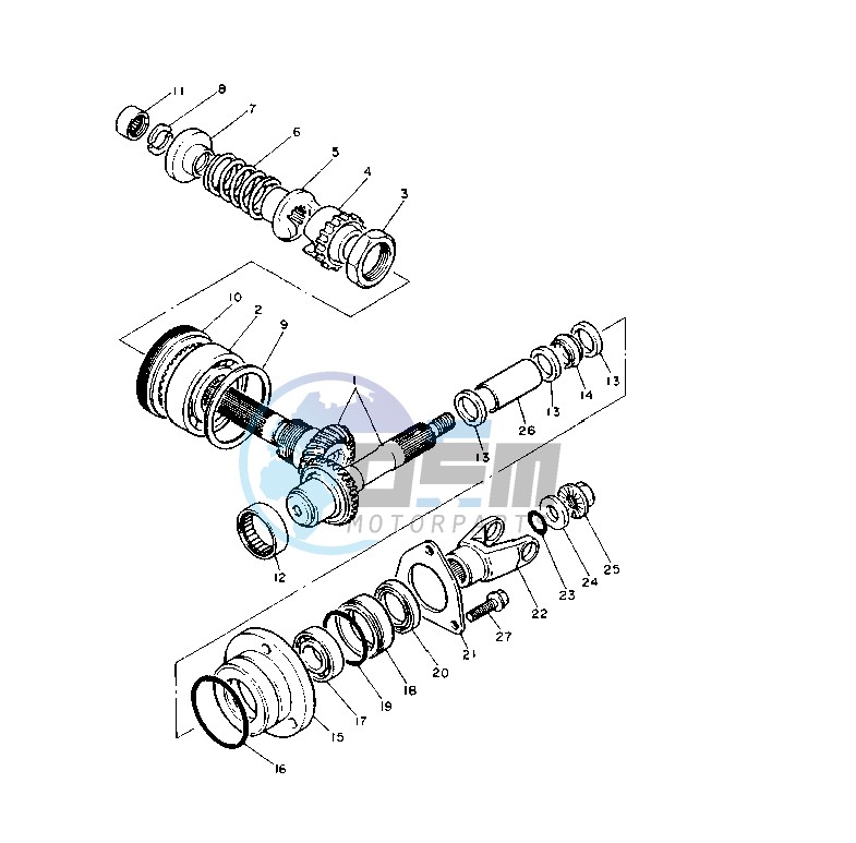 MIDDLE DRIVE GEAR