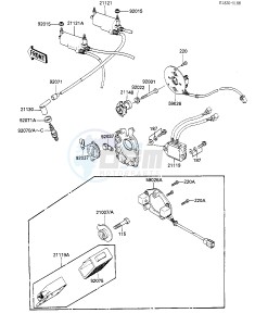 KZ 550 F [SPECTRE] (F1-F2) [SPECTRE] drawing IGNITION