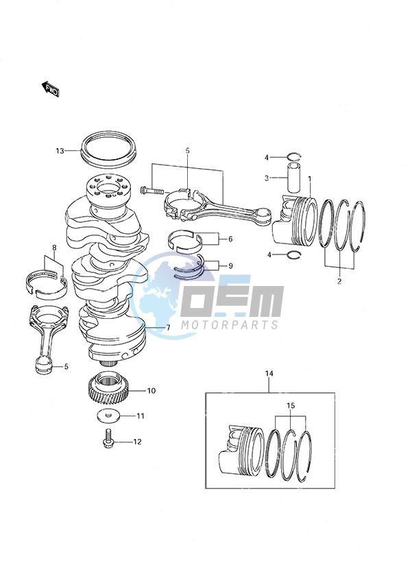 Crankshaft (DF 250S)