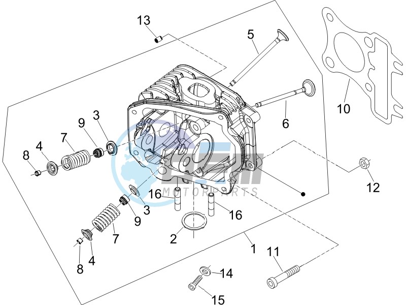 Cilinder head unit - Valve