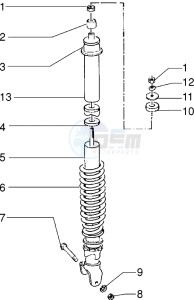 SKR 80 city drawing Rear Shock absorber