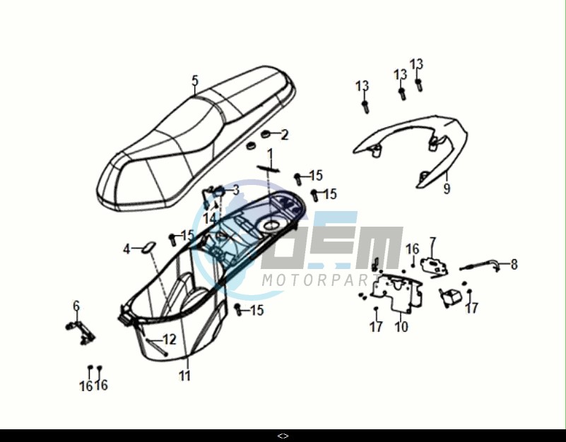 SEAT - REAR GRIP