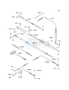 KAF 950 A [MULE 2510 DIESEL] (A1-A3) [MULE 2510 DIESEL] drawing CABLES