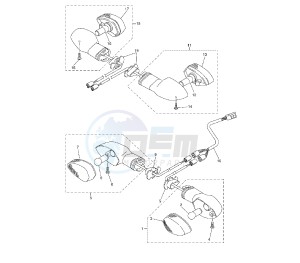 FZ6 S2 600 drawing FLASHER LIGHT