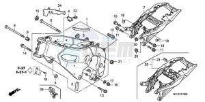 CBR1000RA9 Europe Direct - (ED / ABS MME) drawing FRAME BODY