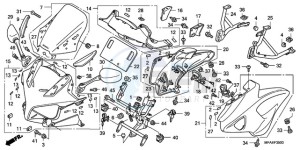 CBF1000A F / CMF drawing COWL