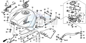 VFR800A drawing FUEL TANK