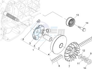 Nexus 250 e3 drawing Driving pulley