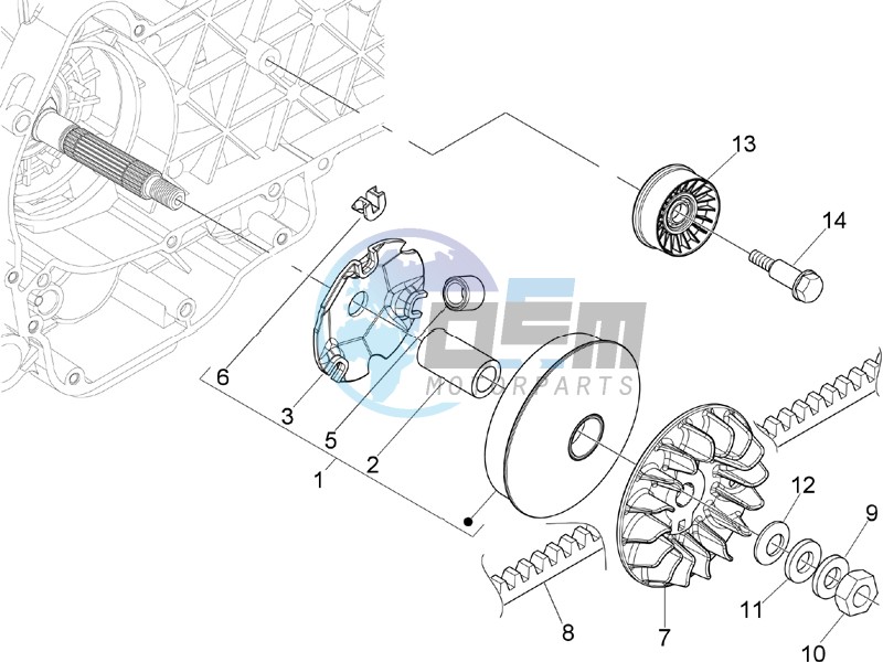 Driving pulley