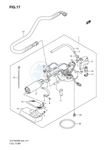 VLR1800 (E2) drawing FUEL PUMP