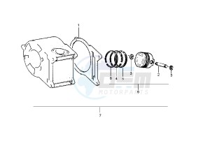 X9 200 drawing Cylinder - Piston