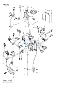 DL650 (E2) V-Strom drawing WIRING HARNESS (DL650AL1 E19)