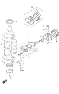 DF 70A drawing Crankshaft