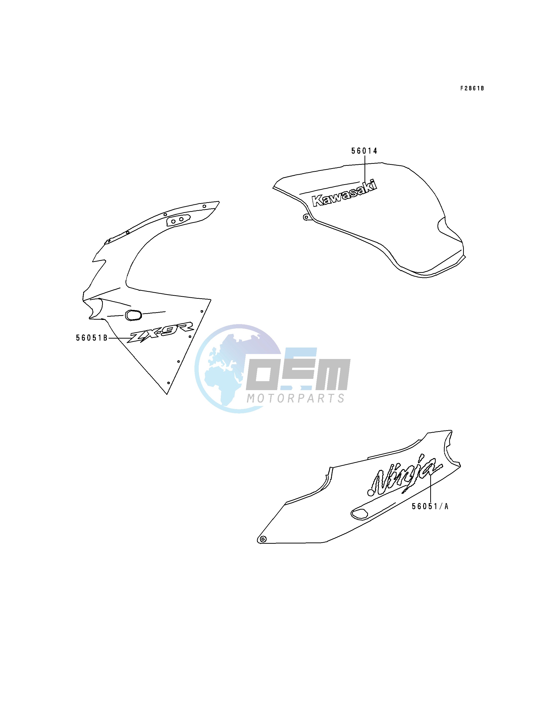 DECALS-- RED- --- ZX900-B2- -